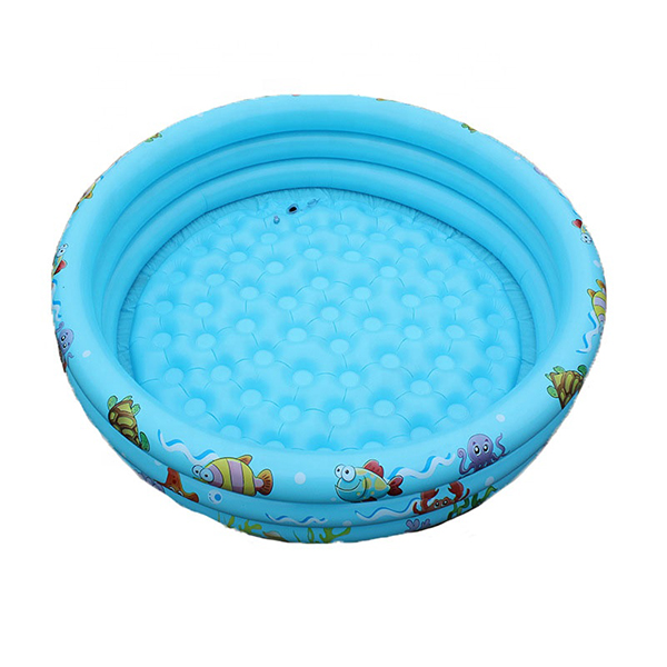 3 Rings Round Inflatable Kiddie Pool