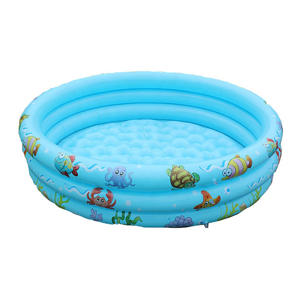 3 Rings Round Inflatable Kiddie Pool