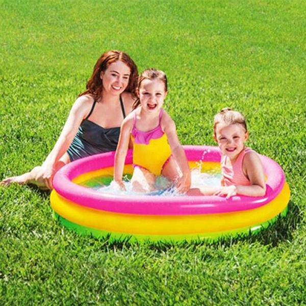 3 Ring Colourful Circle Kiddie Pool