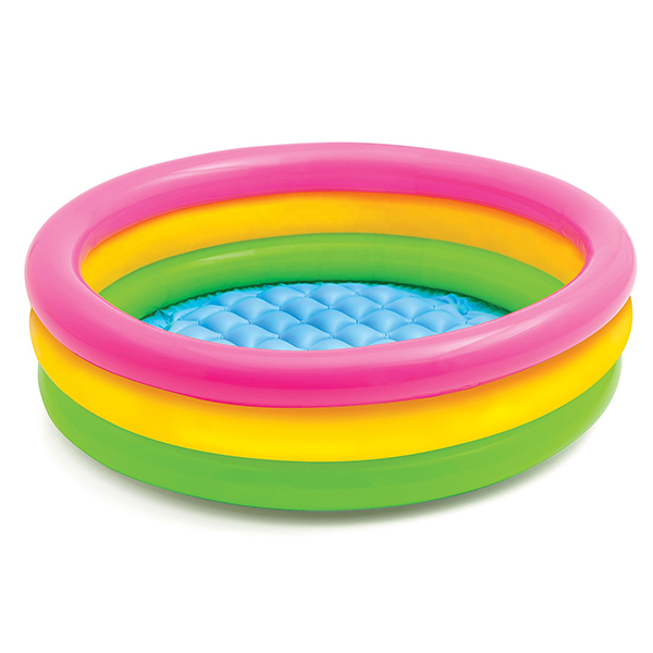 Triple anneau coloré anneau piscine pour enfants