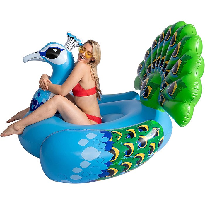 Peacock Rideable Floating Row