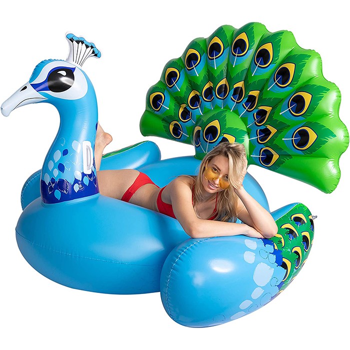 Peacock Rideable Floating Row