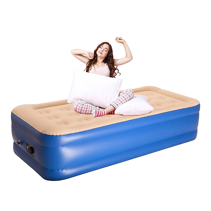 Inflatable Built-in Pump Bed