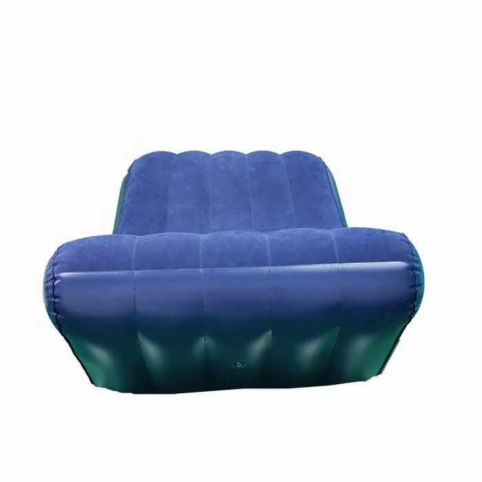 Blue Inflatable Curved Bed