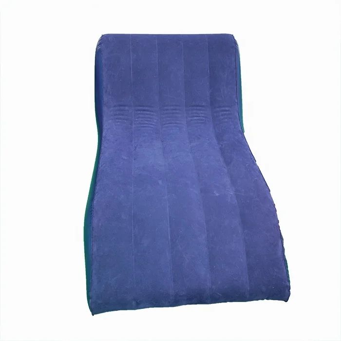 Blue Inflatable Curved Bed