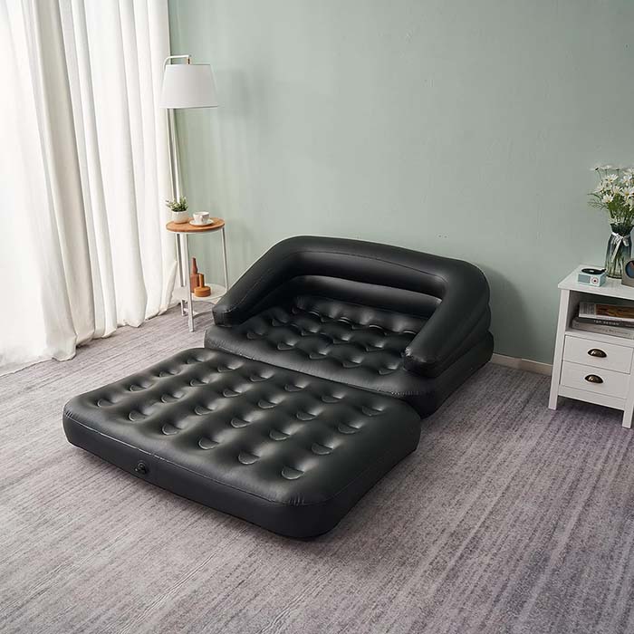 Black Inflatable Sofa Bed