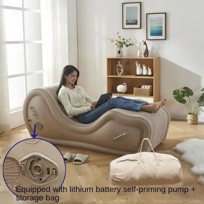 Inflatable Curved Sofa