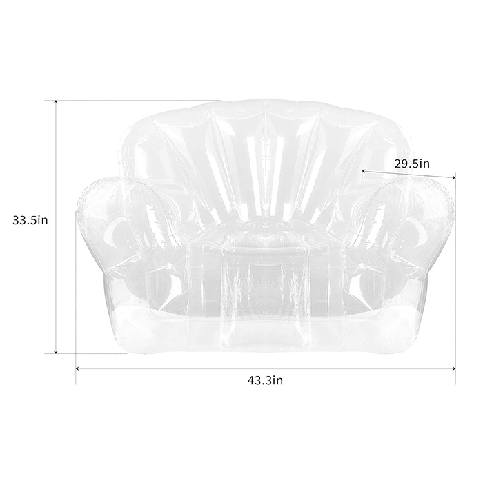 Transparent Inflatable Sofa