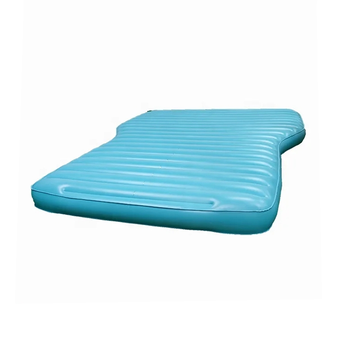 Blue Contoured Inflatable Mattress