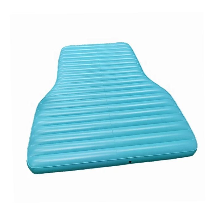 Blue Contoured Inflatable Mattress