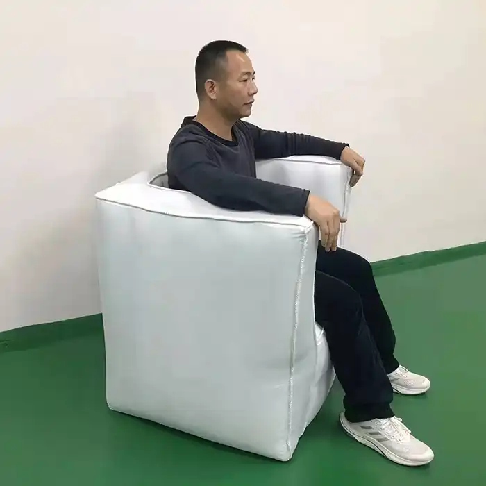 Modern Inflatable Sofa with Backrest and Armrests