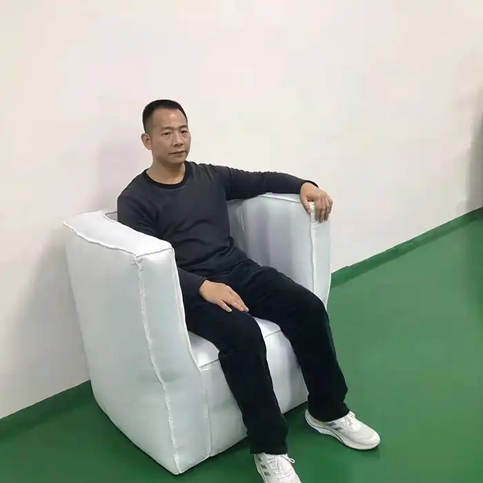 Modern Inflatable Sofa with Backrest and Armrests