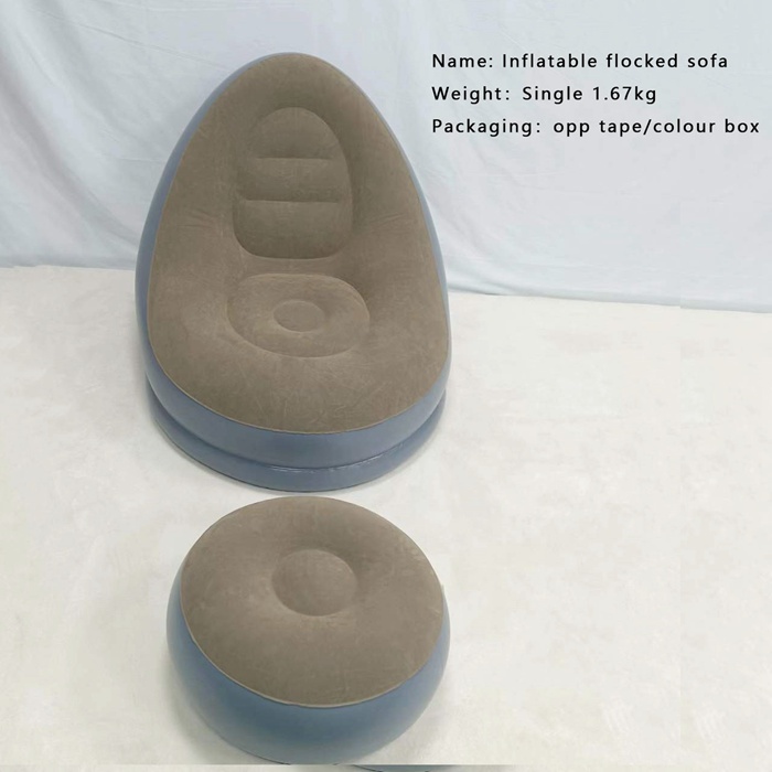 Inflatable Sofa with Footstool