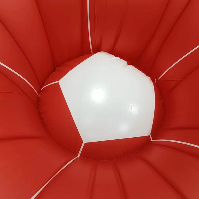 Red PVC Inflatable Sofa