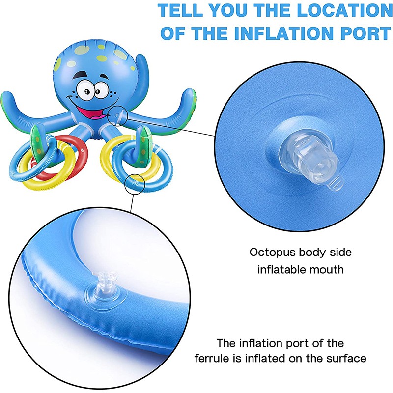 Inflatable Octopus Throwing Toy