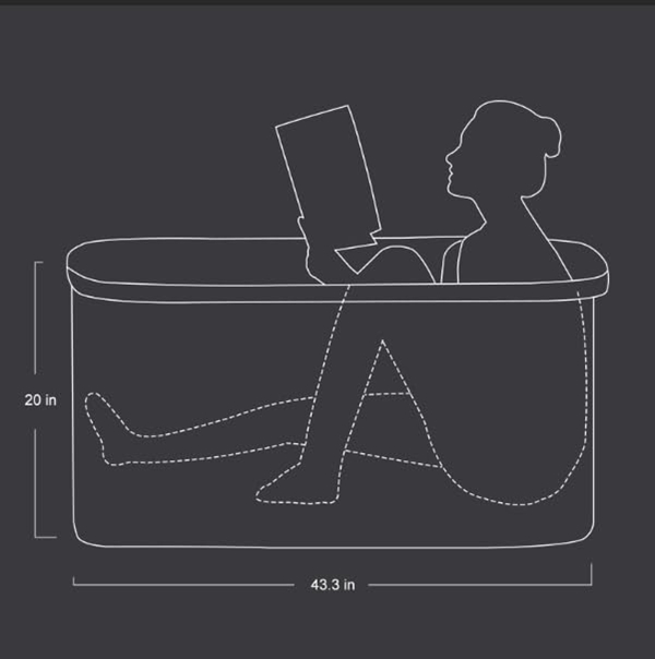 Athlete Recovery Ice Tub