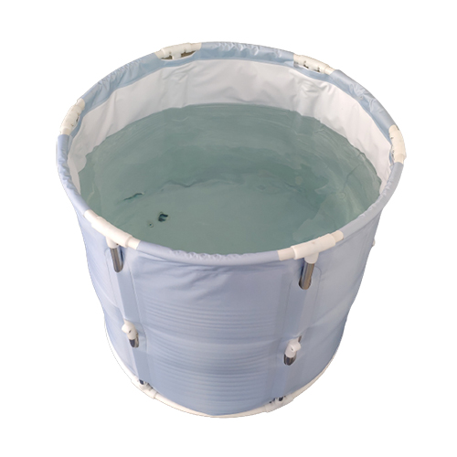 Aluminum Folding Cold Therapy Bath Bucket